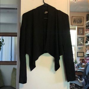 Black light & loose fitting jacket